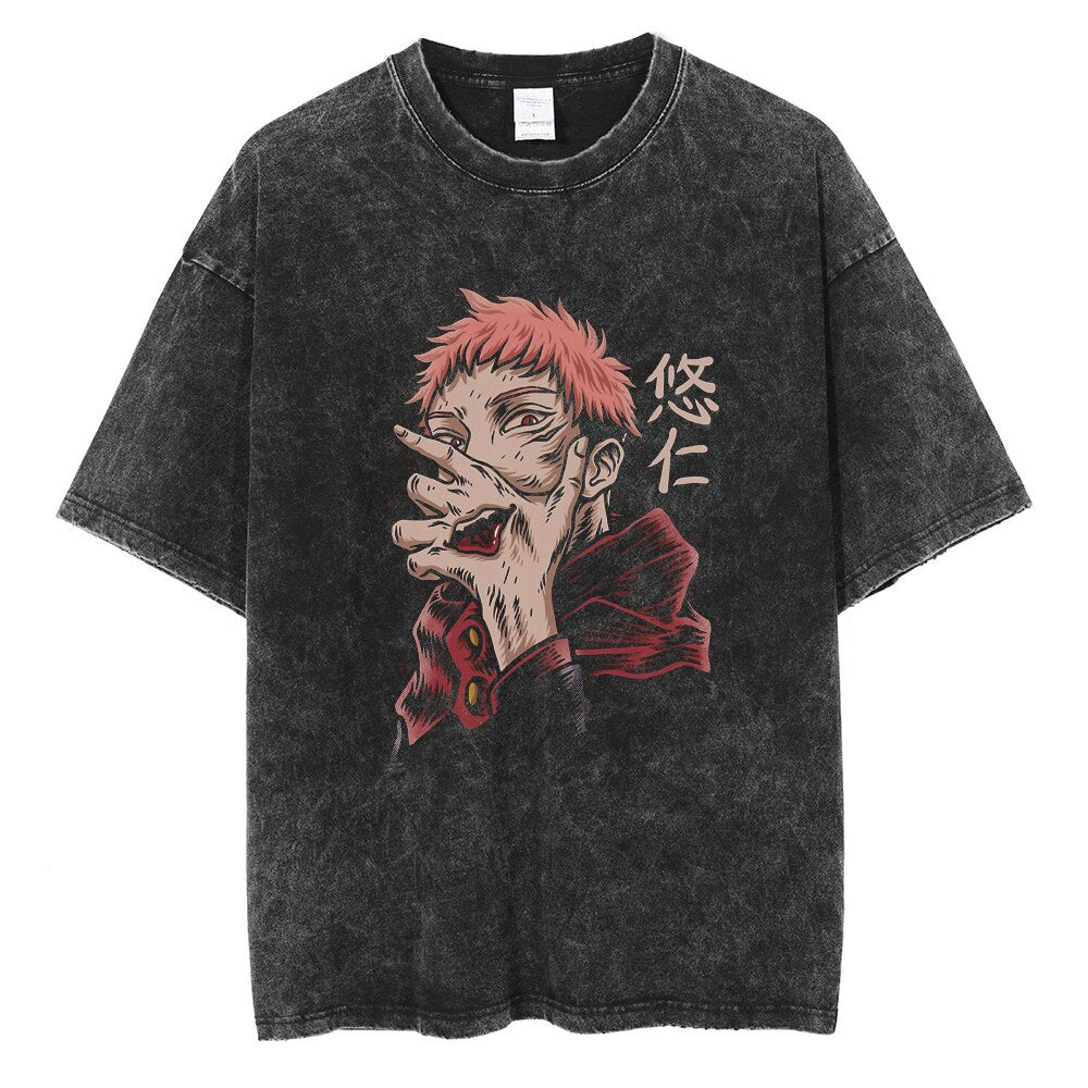 Vintage T-Shirt - Streetwear Anime Graphic