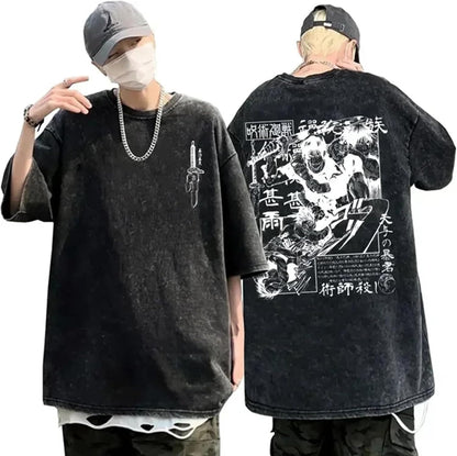 Vintage T-Shirt - Streetwear Anime Graphic