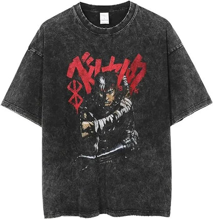 Vintage T-Shirt - Streetwear Anime Graphic
