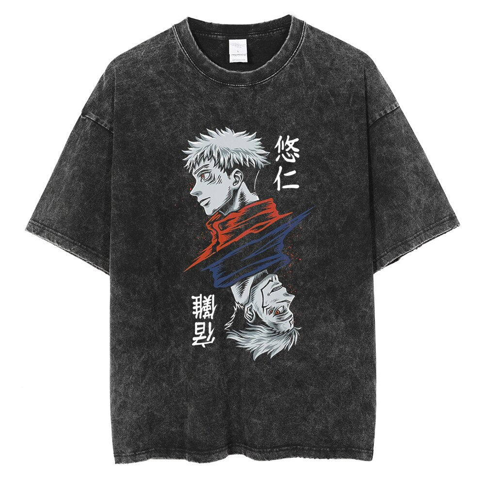 Vintage T-Shirt - Streetwear Anime Graphic