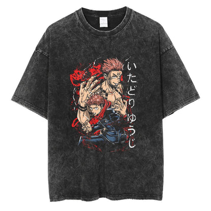 Vintage T-Shirt - Streetwear Anime Graphic