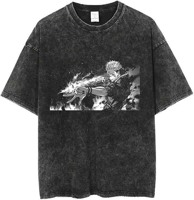 Vintage T-Shirt - Streetwear Anime Graphic