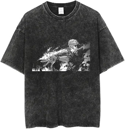 Vintage T-Shirt - Streetwear Anime Graphic
