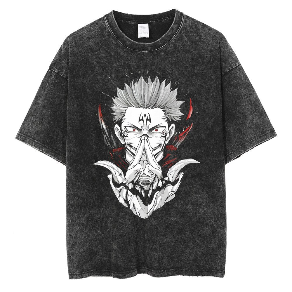 Vintage T-Shirt - Streetwear Anime Graphic