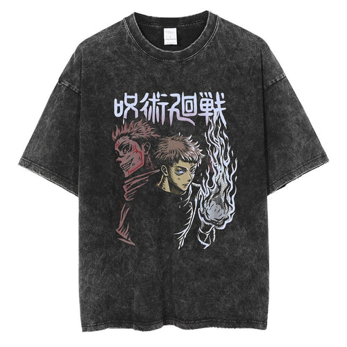 Vintage T-Shirt - Streetwear Anime Graphic